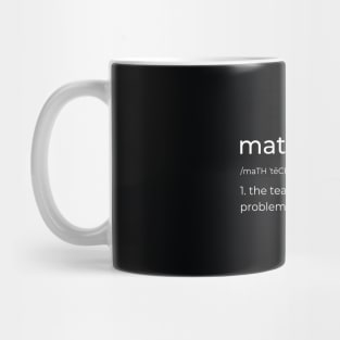 Funny Math Teacher Joke Mug